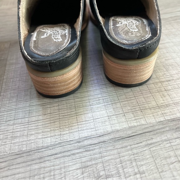 FREEBIRD Malena Womens Size 6 Oxford Mule Navy Blue Leather Slip On Loafers - Picture 12 of 14